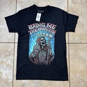 Bring Me The Horizon Reaper Middle Finger T-Shirt Size SMALL New With Tags